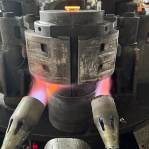 Pemanasan cetakan selama proses produksi botol kaca