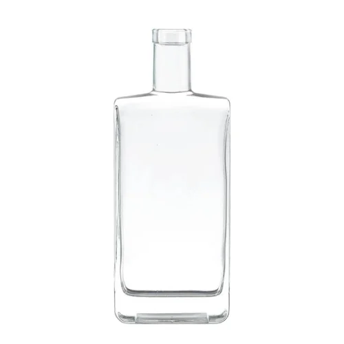 RS026 500ml/700ml Round Glass Whiskey Bottles Wholesale