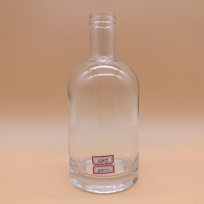 RS098:50cl Boston Round Glass Bottles Wholesale