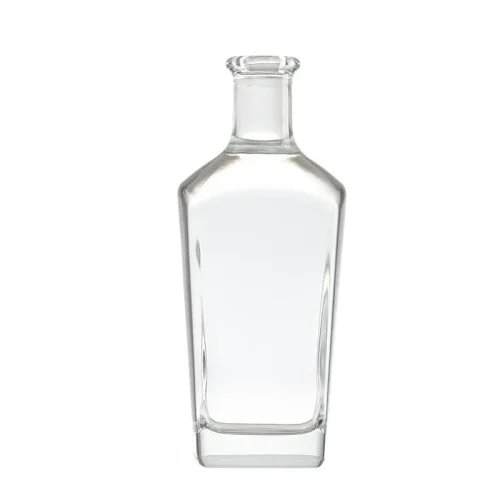 750ml-Clear-Glass-Spirits-Bottle-Square-Shape-Thick-Bottom