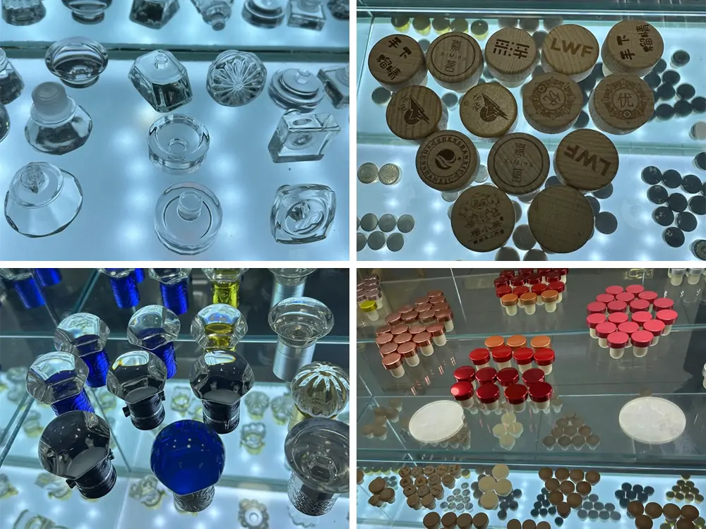 Custom Liquor Bottle Caps & Stoppers